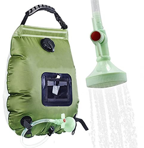 LIANYG Tragbare Heizung Duschbeutel Faltbar 20l Sonnenwasser Aufbewahrungstaschen im Freien Camping Heizung Duschbad Campingdusche 492 (Color : Type 1)