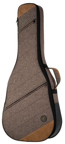 Ortega Guitars Guitar Soft Case - Dreadnought - Tasche für Linkshänder Akustik Gitarre - Höhe 107 cm - Breite 42 cm - Baumwolle / Leinen, Braun (OSOCADN-CP-L) | für Dreadnought-Akustikgitarren, Höhe 107cm Breite 42cm, mit Schultergurten, Baumwolle / Leinen, Braun, OSOCADN-CP-L