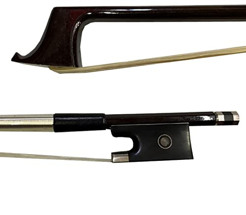 Fiddle Bow Hybrid VIOLIN BOW Carbon Fiber Core With Pernambuco Skin Stick Ebony Frog Natural Horsehair