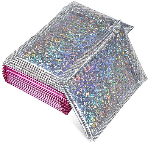 iplusmile 16 Stück Gepolsterte Versandtaschen Für Den Versand, Gepolsterte Versandumschläge Mit Selbstklebendem Design Aus Pet-material, Langlebig Für Den Versand Kleiner Gegenstände Von Kle