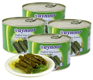 Aynoor Stuffed Vine Leaves - Yaprak Sarma (4 x 400g)