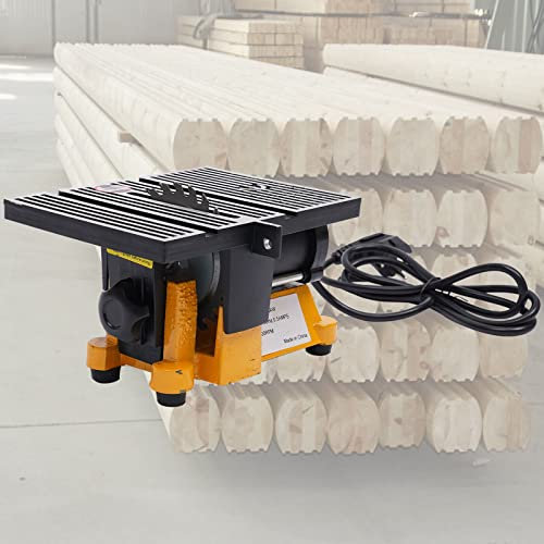Mini Table Saw Portable Saw Cutting Machine 4500RPM DIY Woodworking Bench Tool 4 Saw Blades Wood Metal Cutter Cut Saw