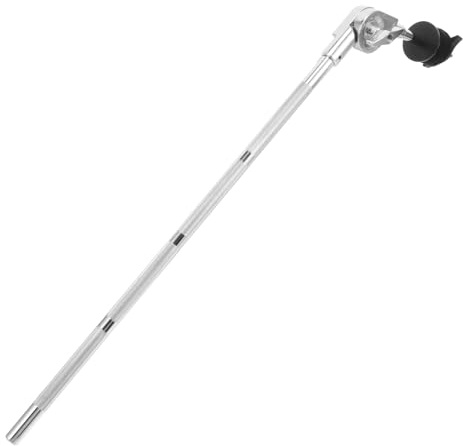 GOOHOCHY Soporte para Platillos Brazo Articulado Ajustable de Aleación Plateada, Resistente y Estable para Kits de Batería y Platillos