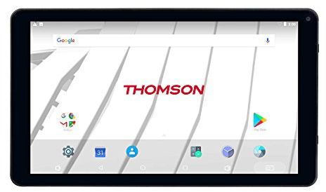 THOMSON Tablet TEO10, 10.1 Pulgada Full HD IPS, Procesador Quad Core, 4Gb RAM Nativa / 128GB Almacenamiento, Android 13 Oficial!, Módem SIM 4G LTE. MicroSD Ampliable de 1 TB