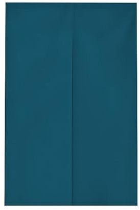 Türvorhang Pfauenblau Türvorhang Insektenschutz Polyester Raumteiler Vorhang mit Teleskopstange Vorhang Kurz Küchenvorhang Fliegenvorhang Terrassentür Waschbar Tür Vorhang 90x150cm