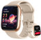 LODIMEKE Alexa Smartwatch Damen Herren, 1,83 Fitnessuhr mit Telefonfunktion, IP68 Wasserdicht, 100+ Sportmodi, Herzfrequenz Stress SpO2 Schlaf, Fitness Tracker für Android & iOS