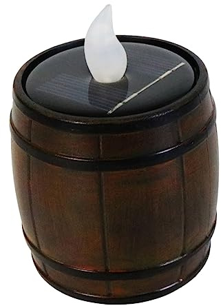 Yardenfun Luz Solar de Cera Decorativa para Jardín Candela Solar Simulada para Exteriores Iluminación de Fiesta y Bodas para Decoración de
