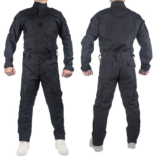 Kecrotac Tactical Military Camo BDU Uniform Set für Männer Kampfhemd und Hosen Ripstop Kleidung für Outdoor Jagd Airsoft Paintball