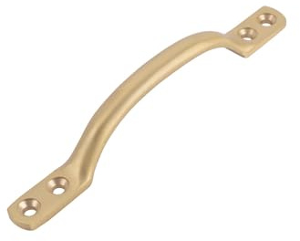 Sash Heritage Solid Cast Brass Metal Sliding Sash Window Handle 132mm - Satin Brass