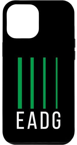 Guitare Basse Basse EADG 4 Cordes Coque pour iPhone 12 Pro Max