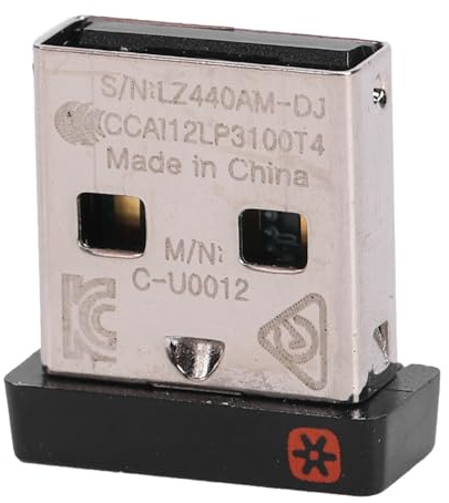 Tonysa Receptor USB, Dongle Inalámbrico de 2,4 GHz de Repuesto para Teclado de Ratón M215 M280 M310 M325 K230 K270 K375S Serie MK