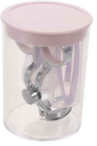 HOMOCONO Kit pour Lentilles de Contact avec Étui, Pince à Épiler en Plastique Abs, Outil Polyvalent pour Insertion et Retrait Précis, pour Soins à Domicile