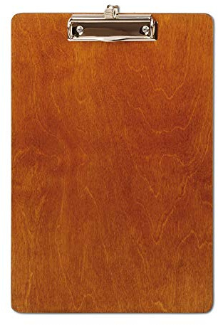 Menüboard Klemmbrett Nature Clasp Hell A4