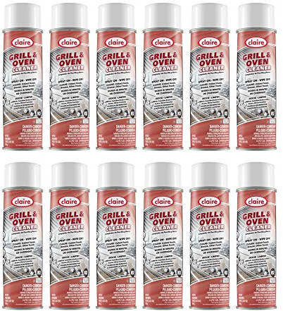Claire Oven Cleaner, Grill, 12 Count