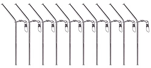 Zite Fishing Anti Tangle Boom Tubes Metall - Sleeve Abstandhalter Röhrchen | Set 10 STK - Feeder-Zubehör Karpfen-Angeln