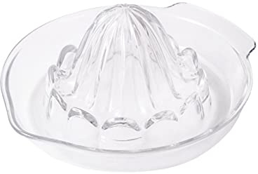 BranQ - Home essential Zitruspresse aus Tritan, Transparent, Maße: 13 x 14,5 x 7 cm
