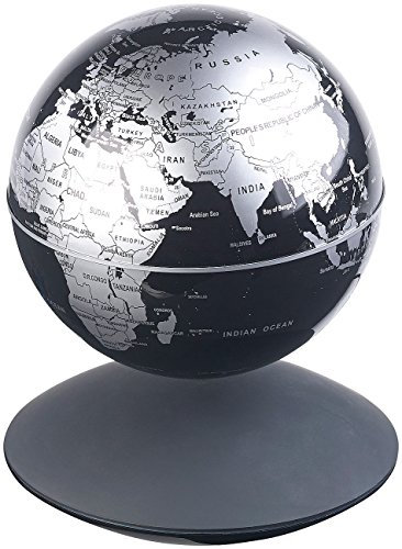 infactory Magnet Globus: Freischwebender Globus Versandrückläufer (Magnetische Globen mit LED-Lichter, Schwebende Erde Globuslampen, ohne)