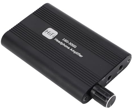 Portable HiFi Earphone Amplifier, Portable HiFi Headphone Amplifier 3.5mm Two-Stage Gain Lightweight 1500mAh Volume Adjustment for MP4