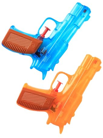 GroveEss 2 PCS Mini Water Guns,Plastic Water Pistol,Squirt Guns Beach Swimming Pool Game Summer Party Supplies