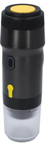 Portátil, Mini Eléctrica, Compatible con Cápsulas NES para Cápsulas DG, Cartuchos de café en Polvo, Extracción de 20 Barras, Recargable por USB para Viajes en