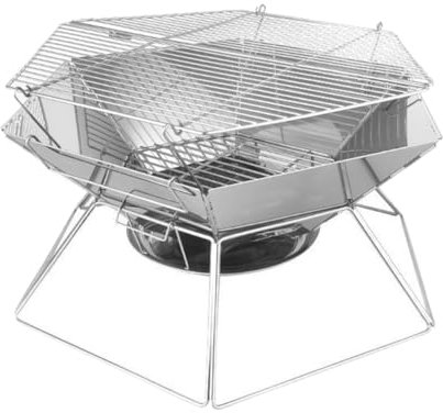 Picknickgrill Grill Campinggrill Tragbarer Campinggrill, Klappbar, Aus Edelstahl, Für Outdoor-Reisen, Kochen, Picknick BBQ Grills