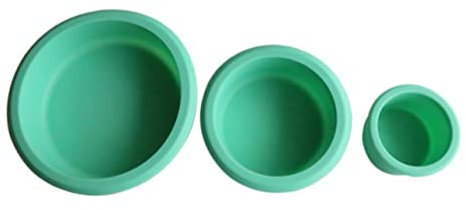 Amosfun Non-Stick Round Cake Molds Silicone Baking Trays Easy Demoulding for Home Professional Use