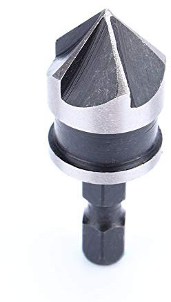 3-teiliges 1- oder 4-Sechskant-Senkbohrset mit 12 oder 16 oder 19 Mm für Holz, Metall, Schnellwechsel-Bit mit 90°-Anfasmesser, Geeignet Zum Senken, Ideal für die Herstellung von