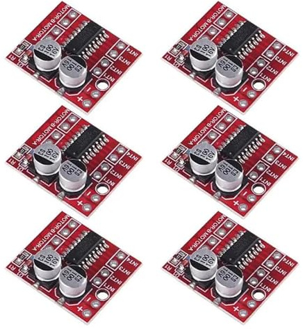 Mini L298N DC Motor Driver, MX1508 Mini Dual Channel 1.5A 2 Way PWM Speed Controller Dual H-Bridge Replace Stepper