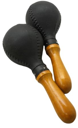JISADER 2PCS Maracas Hand Percussion Rasseln für Bandbegleiterfestival Band
