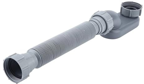 AYRTEGI VNJUGF Tuyau Flexible de vidange de Baignoire et de Douche à Profil Bas de 1 1/2 P, Siphon Plat en P, Drain de Baignoire autoportant for Baignoire wanglan