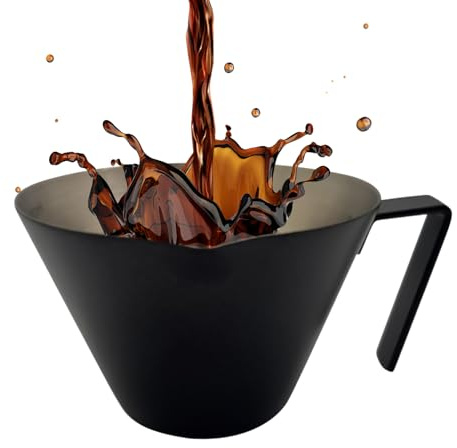 Misurino per Caffè | Con Beccuccio Per Versare | Bricco In Acciaio Inossidabile Resistente Al Calore Con Manico Doppio Beccuccio E Tre Scale Per Dosaggio Miscelazione Bevande Cucina Preparazione Del