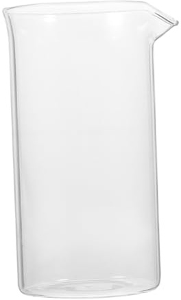 CIYODO Bicchiere in Vetro Resistente al Calore per Caffè Espresso e Infusi Becher Antiscivolo per Macchine Espresso e Sostituzione Accessori