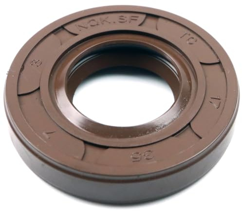 Parts and Parts Radialwellendichtring 17x35x7mm, AS/TC/BASL/WAS, DIN 3760 Simmerring, VITON, hitze & chemikalienbeständig, ideal für Motoren, Pumpen, Getriebe & industrielle Anwendungen