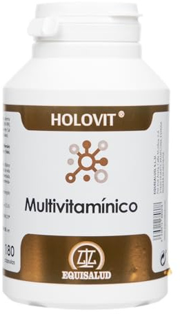 Holovit Multivitamínico Equisalud 180 Cápsulas | Multivitamínico Completo con Vitaminas A, C, D3, K2 y Complejo B | Con Minerales, CoQ10, NADH y PureWay-C® | Energía, Sistema Inmunitario y Vitalidad
