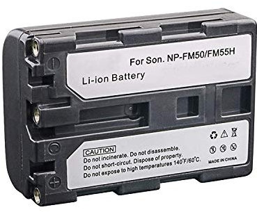 Digital Camera and Camcorder Battery for Sony NPFM50, NPFM55H, DSC F707