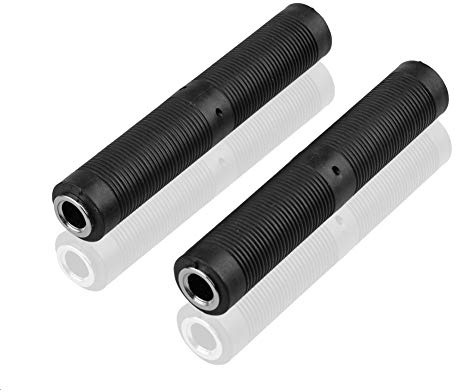 S SIENOC 2 Stück 6,35 mm-Buchse auf Buchse Adapter 6,35 mm | Stereo-Klinke auf 6,35 mm Stereo-Klinkenadapter verbindet zwei 6,35 mm Stereo-Stecker