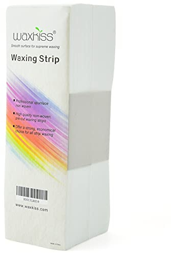 Waxkiss Beauty Non Woven Body and Facial Wax Strips Large Hair Removal Epilating Strips