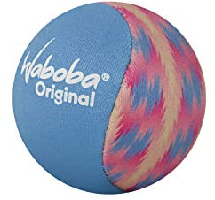 Waboba Original Wasserhüpfball - Wasserfestes Strandspielzeug, Poolspiele für Kinder & Erwachsene, Outdoor-Spaß - Blue Geometric (5,6 cm)