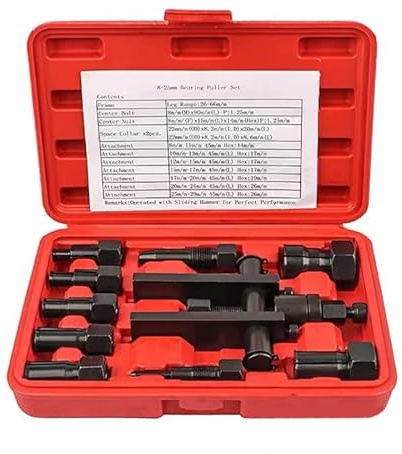 Kadimendium Set di Estrattori per Cuscinetti, di Attrezzi per l'estrazione di Cuscinetti Kit di estrattori per Cuscinetti Attrezzo per la rimozione del Cuscinetto