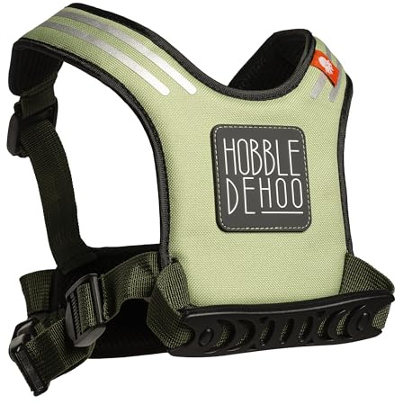 Hobbledehoo Active barnskid- och snowboardsele för barn (grön) – premiumträning, skidsele för undervisning och träning av ditt barn.