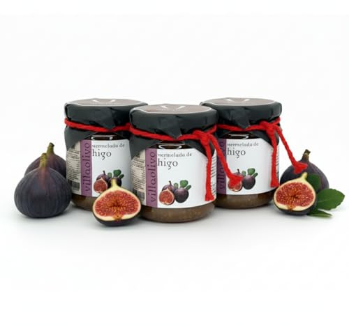 Villaolivo - Mermelada de Higo | Mermelada Gourmet | 100% Natural | (3 unidades)
