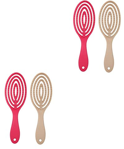 FRCOLOR 2 Set Di Pettini Per Spazzola Per Multifunzionali Districanti E Ventilati Per Uomo E Donna Per Massaggi Per Bagnati E Asciutti Per Uso Domestico 2 Pezzi*2
