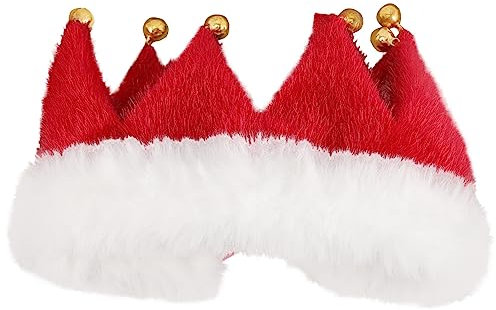 FONDOTIN Weihnachtshalsband Für Hunde Mit Glöckchen Hundehalsband Weihnachten Weihnachtshalsband Hund Halsband Mit Glöckchen Halsband Weihnachten