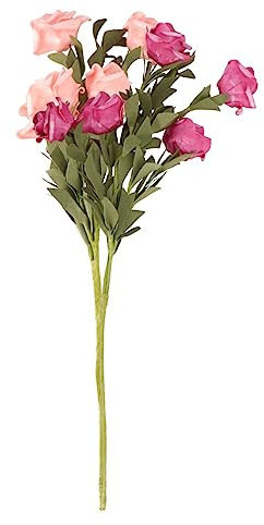 Amosfun Eleganter Künstlicher Rosenblumenstrauß Nachahmung Blumenstrauß Hochzeitsfoto-Requisite Rosenblumen- Für Zuhause