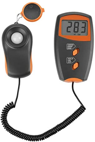 Lichtmessgerät, Digitales Luxmeter, Illuminometer, Lichtmessgeräte, Zubehör, Lichtmessgeräte, Digitales Beleuchtungsstärke-Lichtmessgerät mit LCD-Display