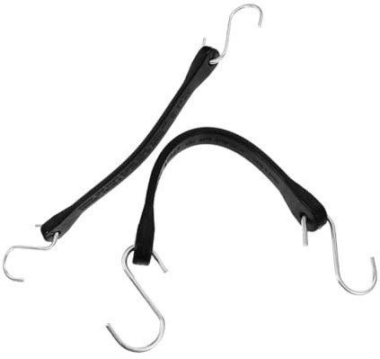 BUGUUYO 2stücke Kurze Gummiband-planengurte Mit Haken Zum Von Ladung Und Planen Für Anhänger Und LKW Im Freien Elastische Bungee-seile Aus Gummi Für Sichere Befestigung