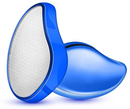 OSDUE Lima Pies De Vidrio Nano 2en1, Profesional Raspador Eliminación de Callos y Piel MuertaDura, Portátil Erramienta de Belleza en Húmedo y Seco para Cuidado de Los Pies para Piel Pies Agrietados
