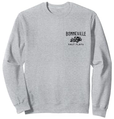 Salière rétro Bonneville Utah Design vieilli Sweatshirt