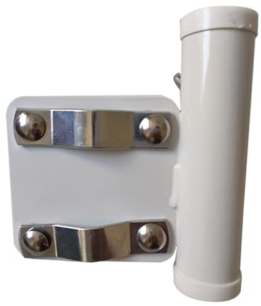 pumpumlia 2,5 cm Durchmesser Sonnenschirmhalter Schirmhalterung für Balkongeländer für verschiedene Außeneinstellungen, einfache Installation