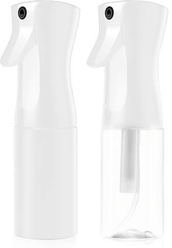 Forevat 2 flots de vaporisateur cheveux set 200 ml (Ivory & Semi-Transparent White Color Mix) avec une durée ultra-année, polyvalent pour les cheveux, les plantes, le nettoyage, l'alcool et plus